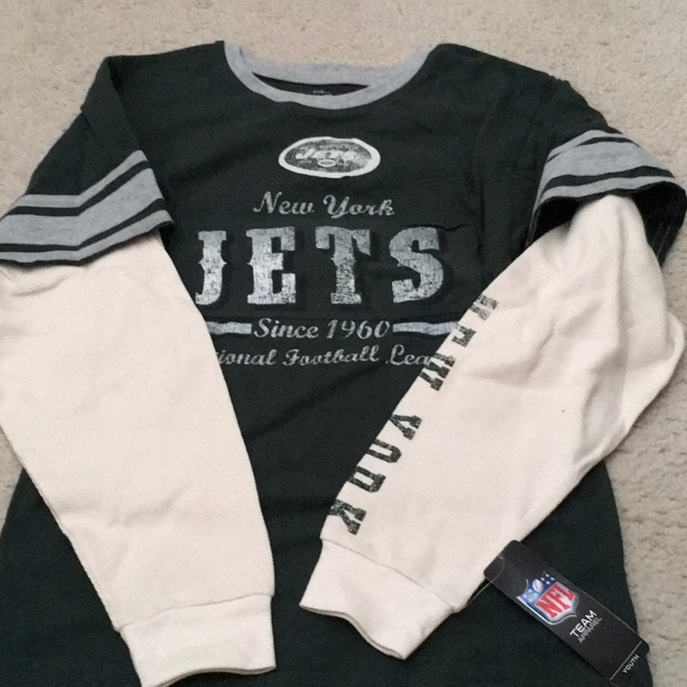 Boys NYJets long sleeve shirt